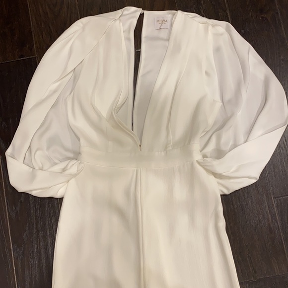 Misha collection white jumpsuit. New without tags - Picture 3 of 4